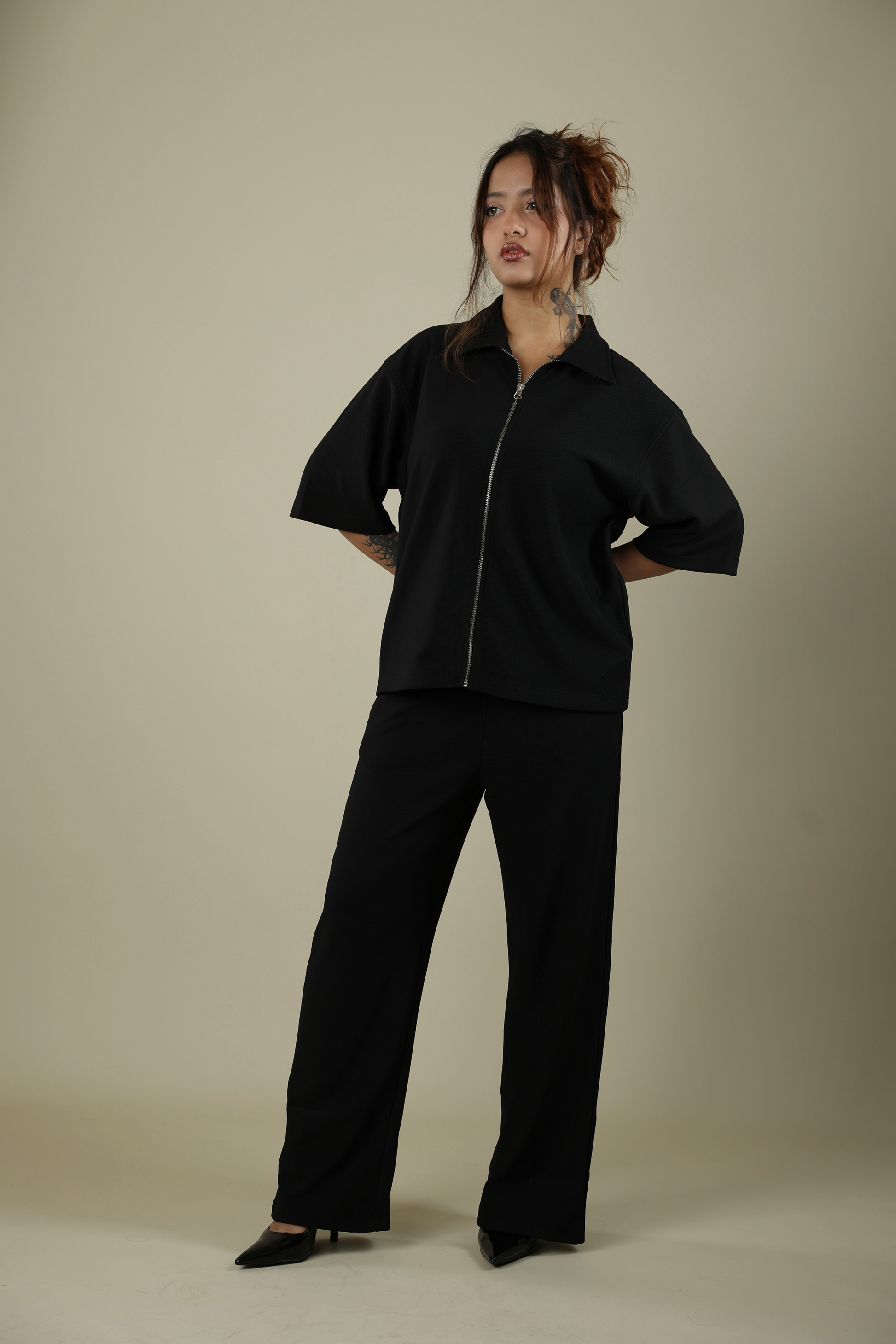 Obsidian Zipper Shirt - Valphah