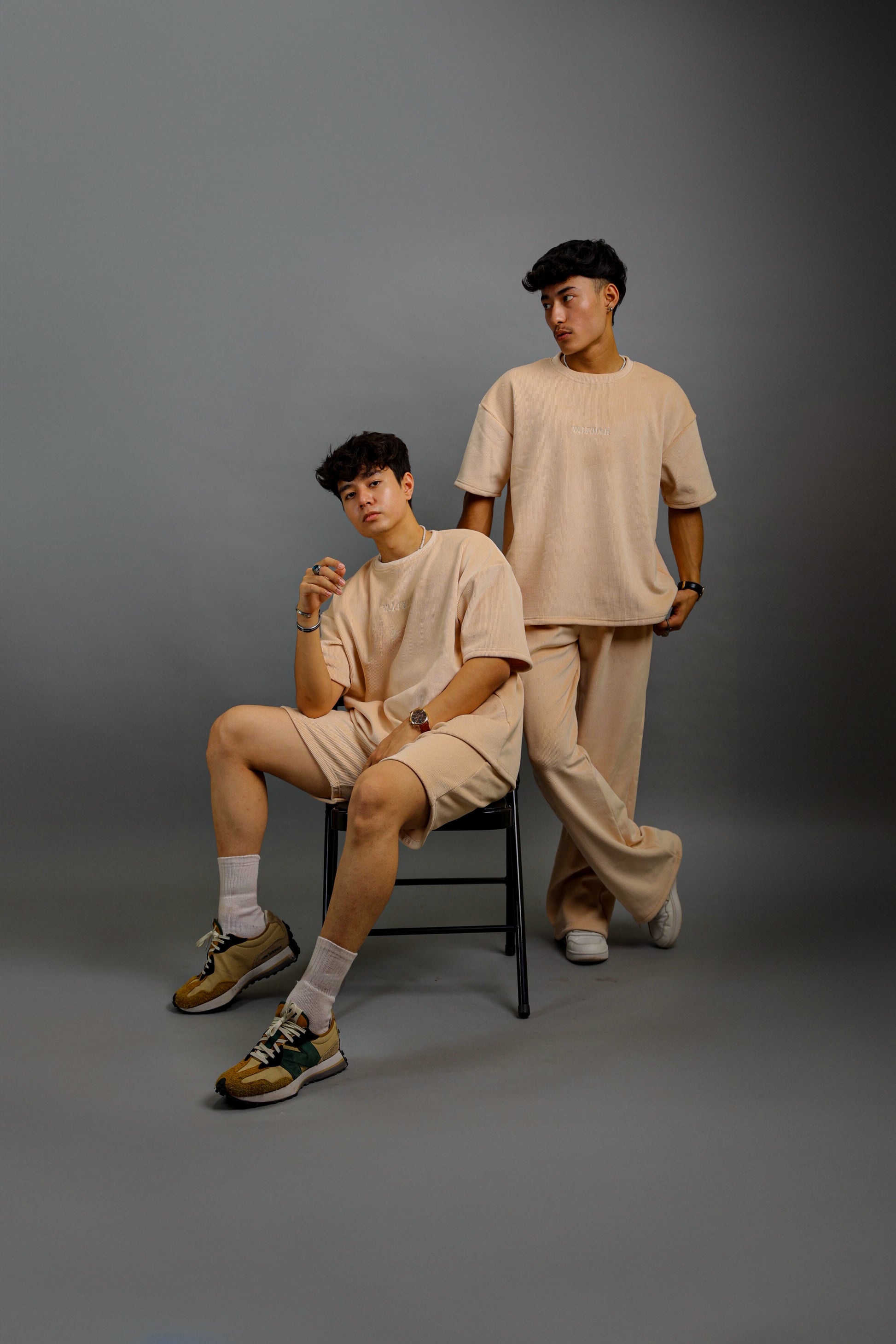 Champagne Oversized T-Shirt - Valphah
