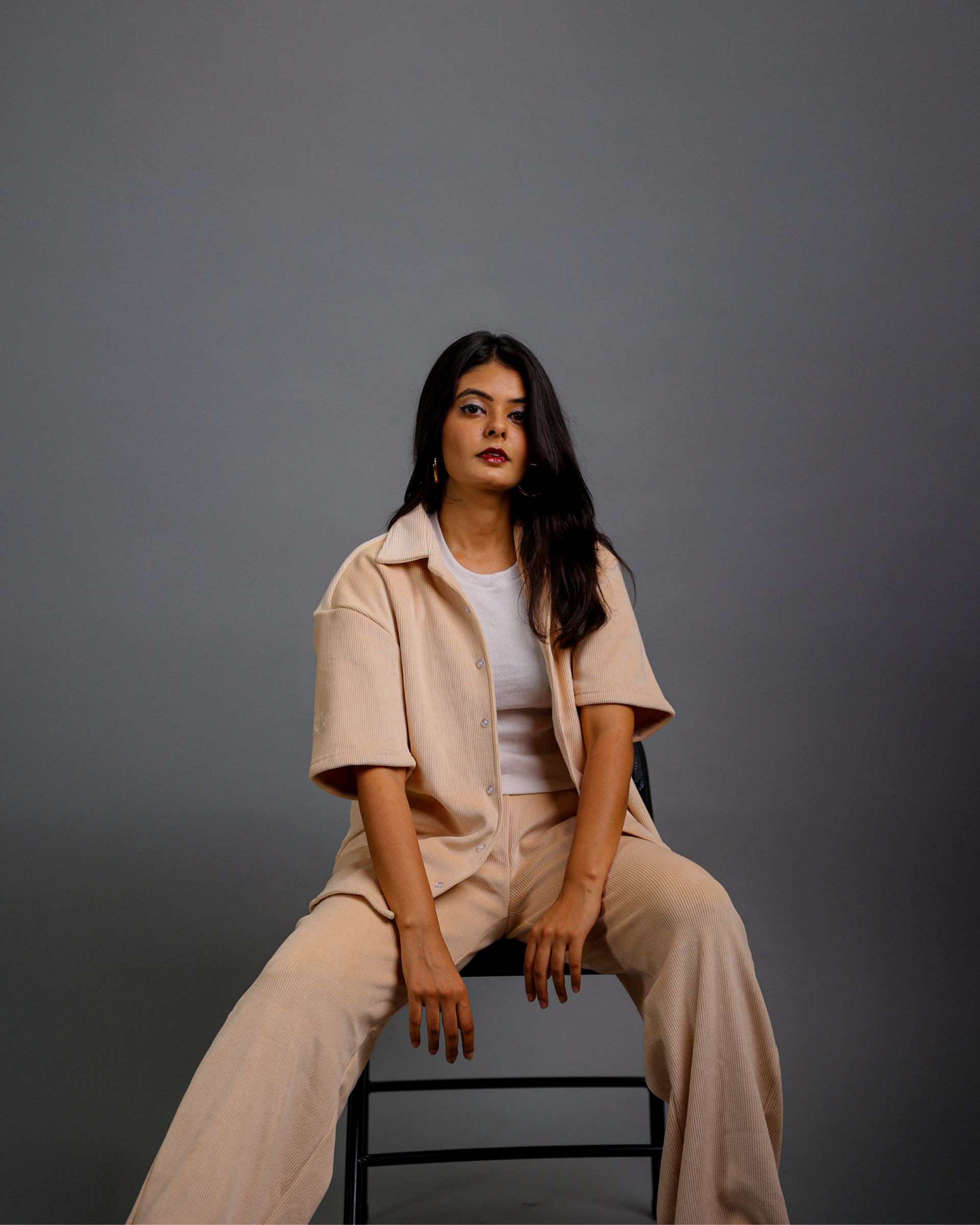 Champagne Oversized Shirt