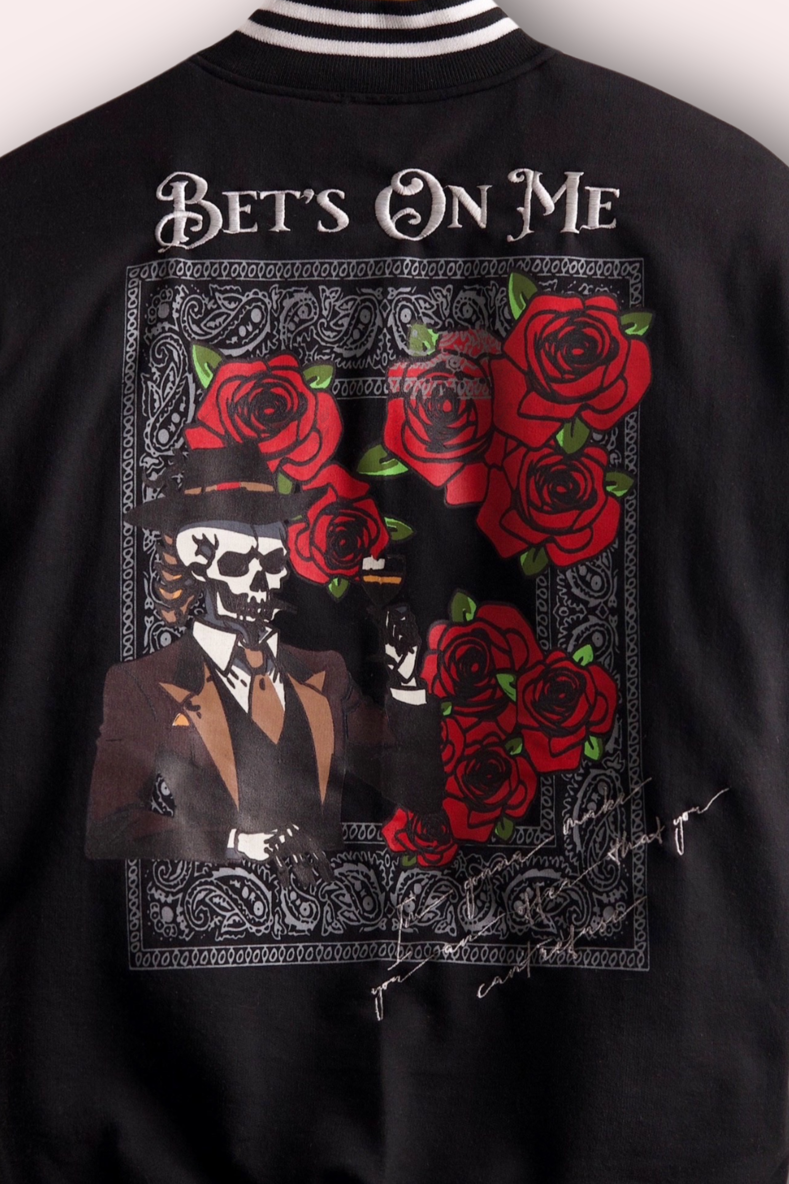 "Bets On Me" Varsity Jacket - Valphah