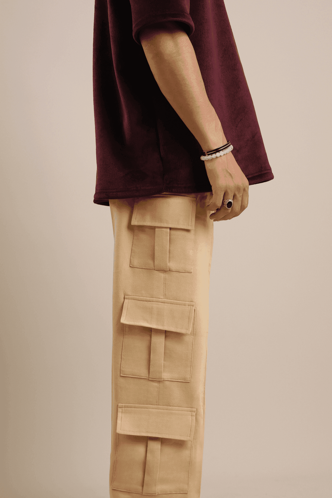 Sand Stone Cargo Pants - Valphah -