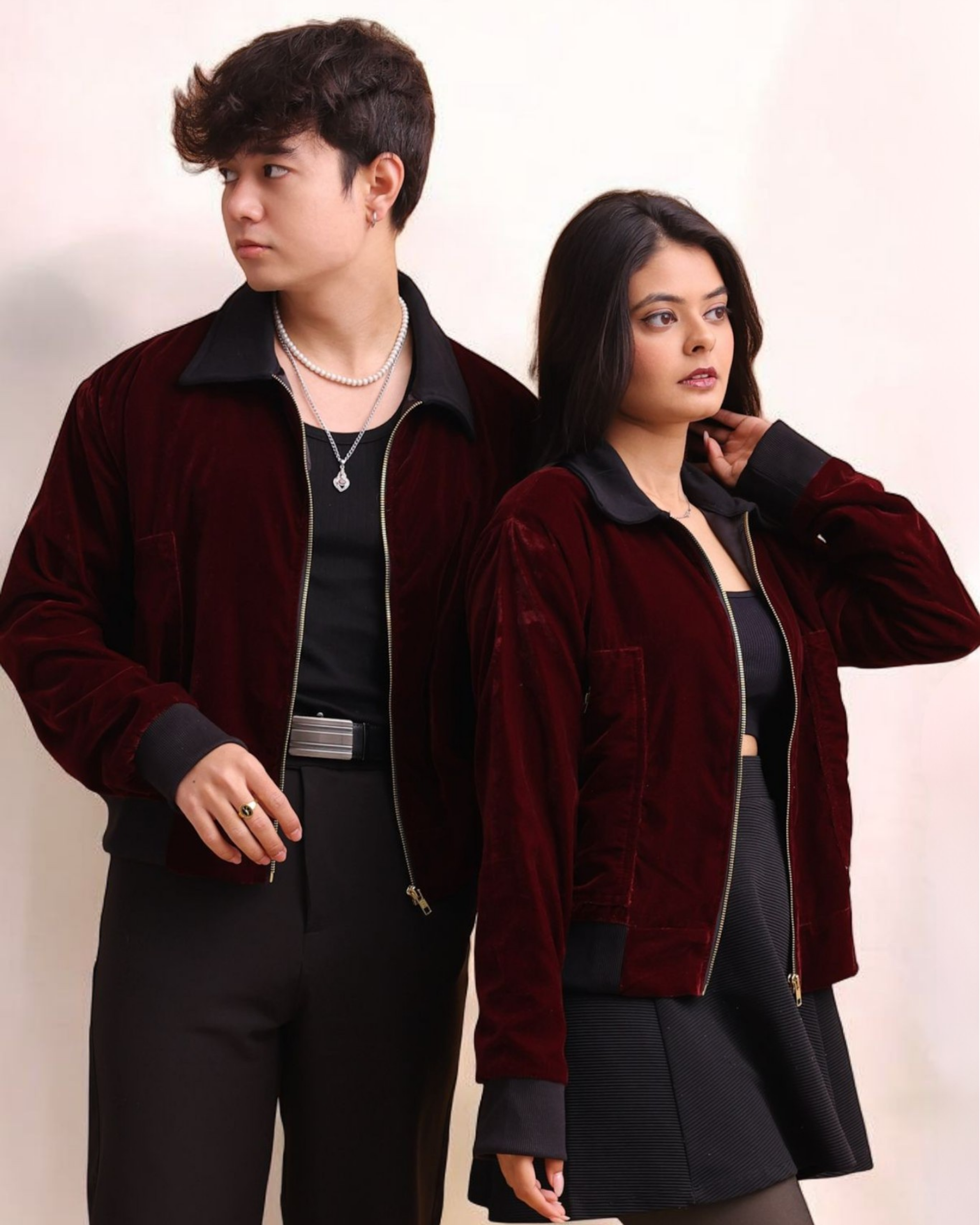 Mulberry Velvet Jacket