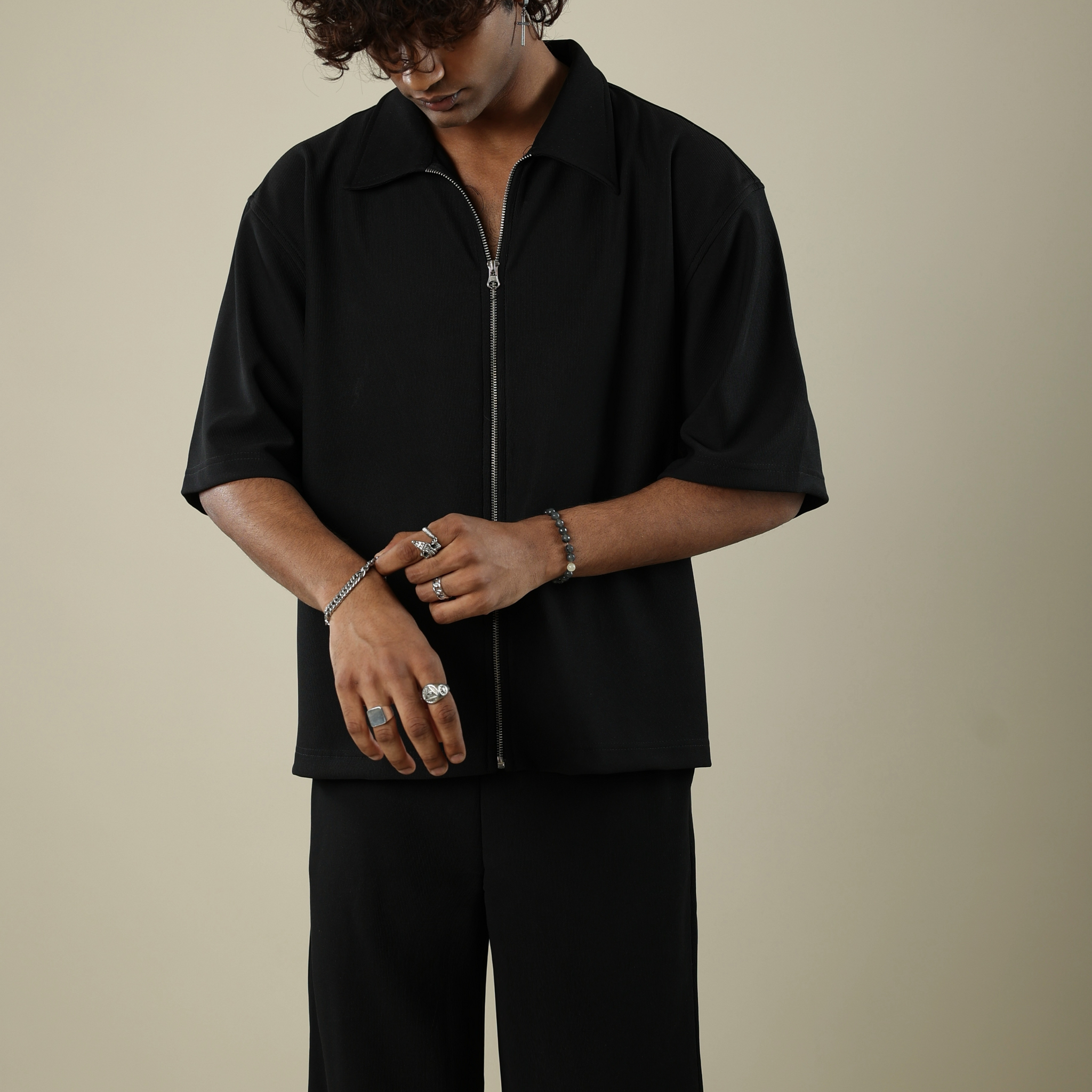 Obsidian Zipper Shirt - Valphah