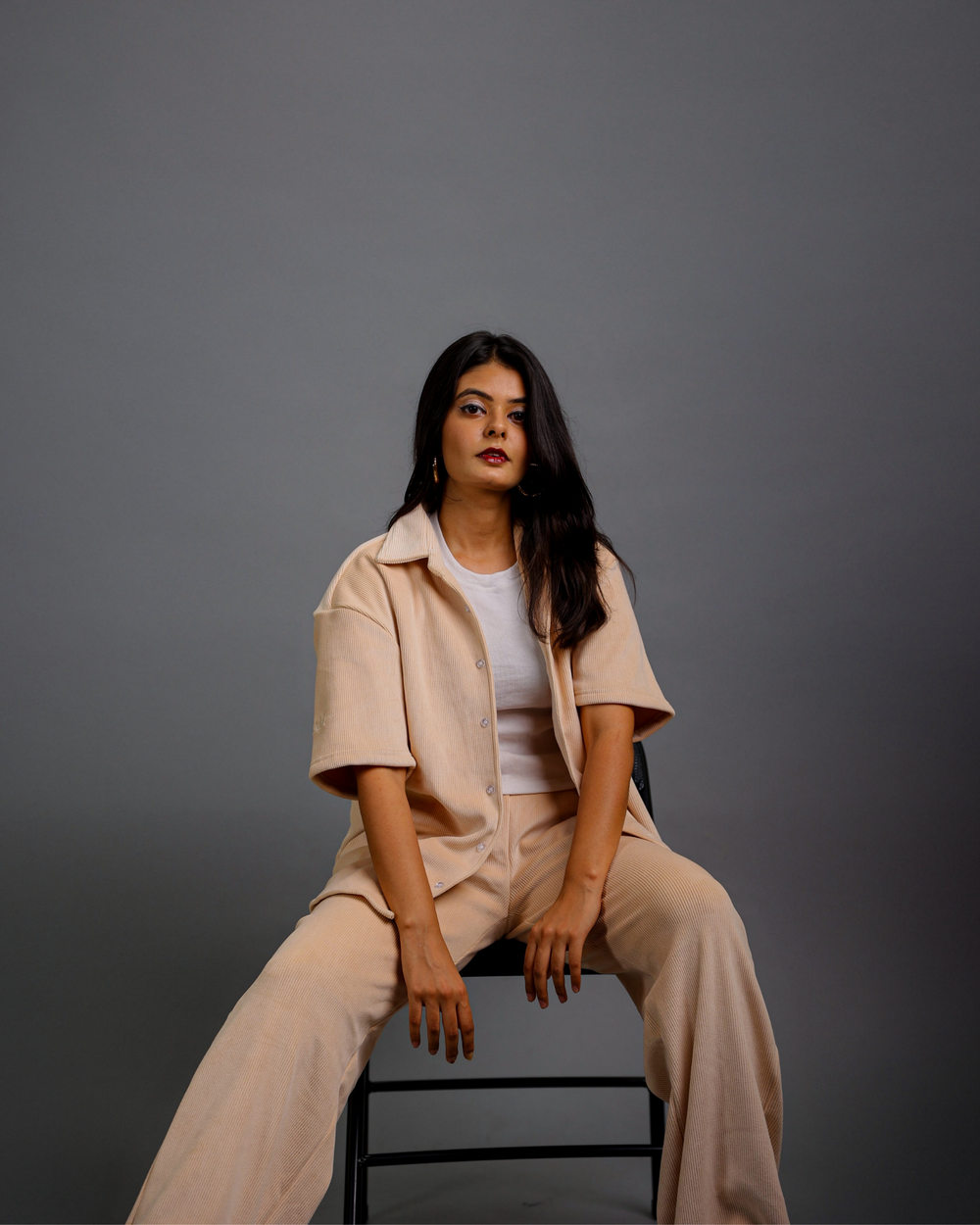 Champagne Oversized Shirt