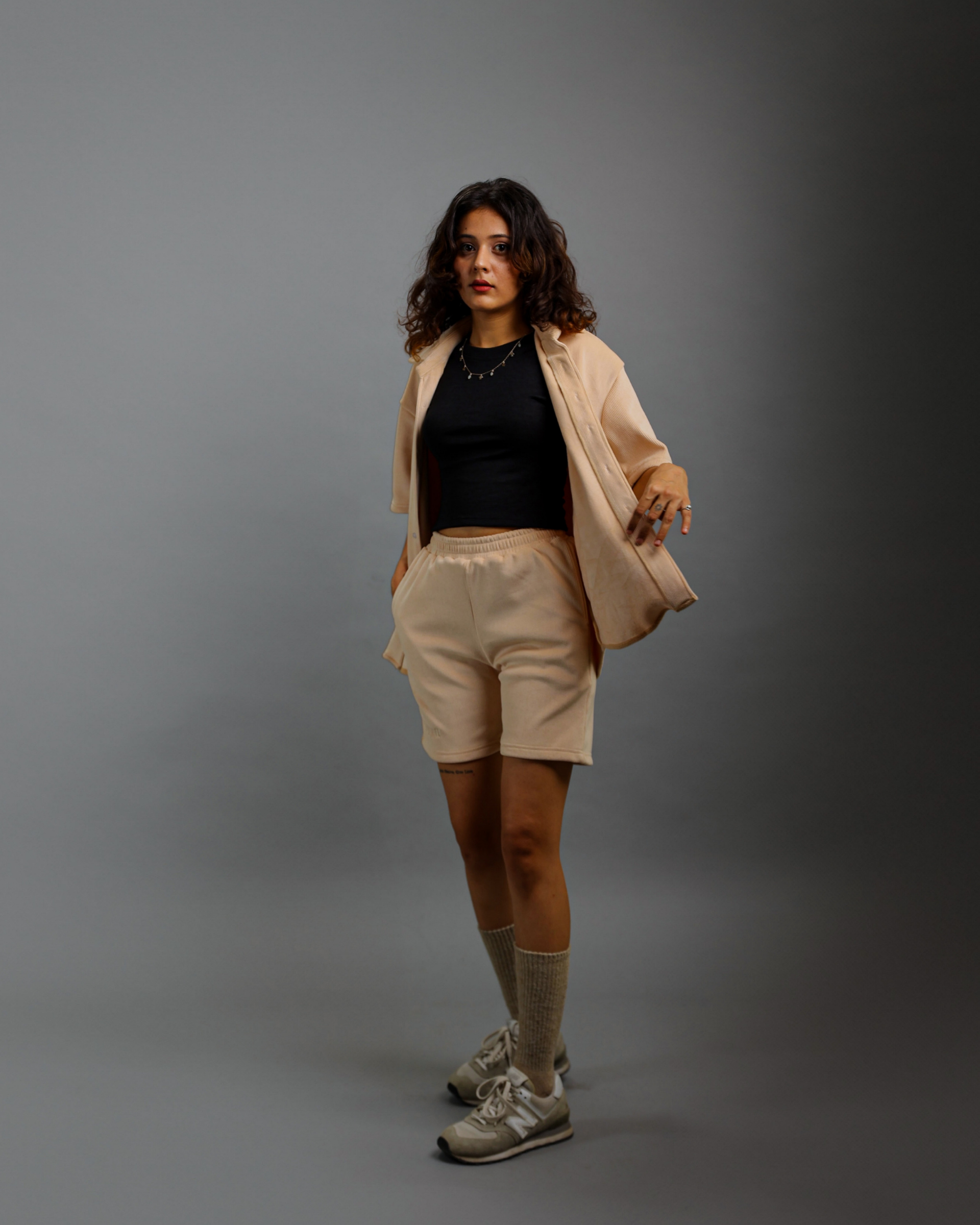 Champagne Oversized Shirt