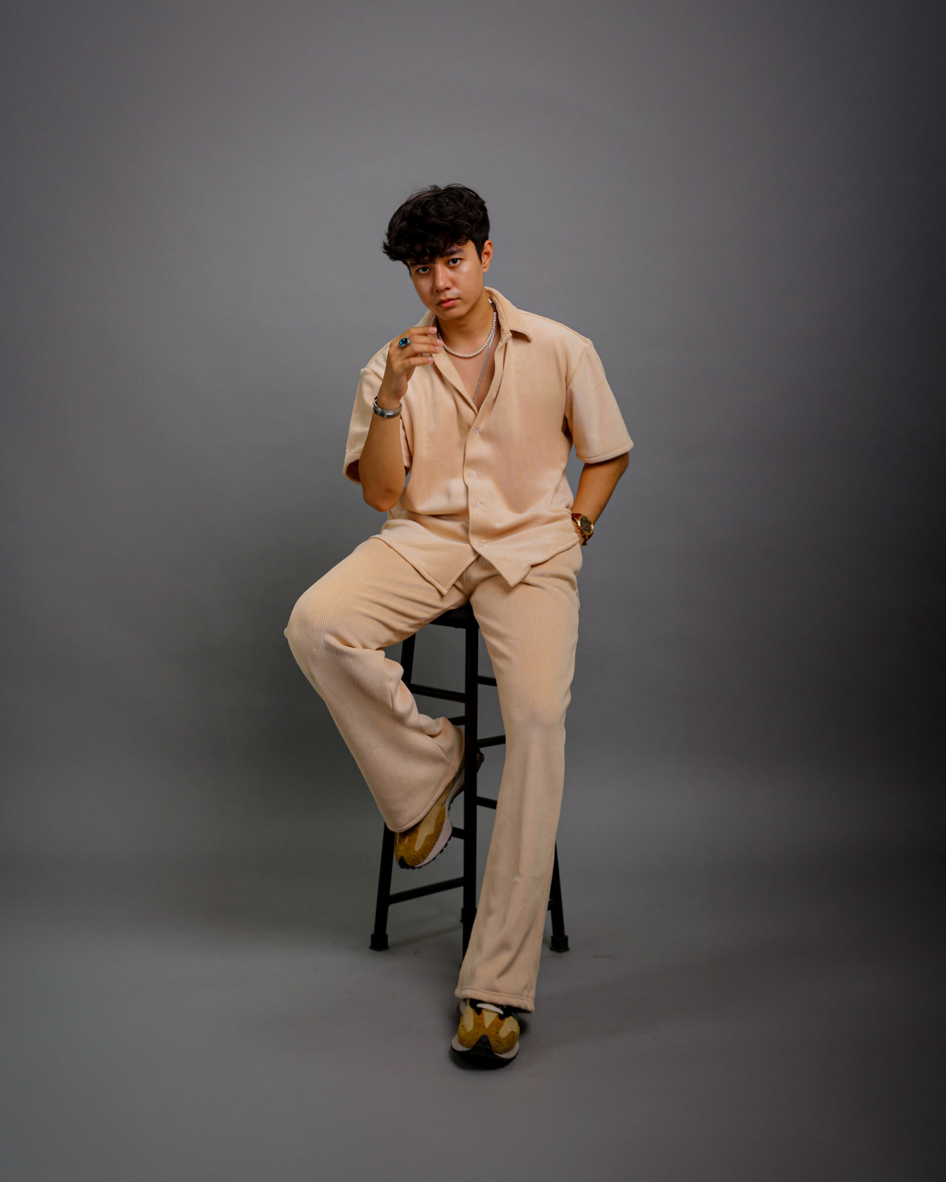 Champagne Oversized Shirt