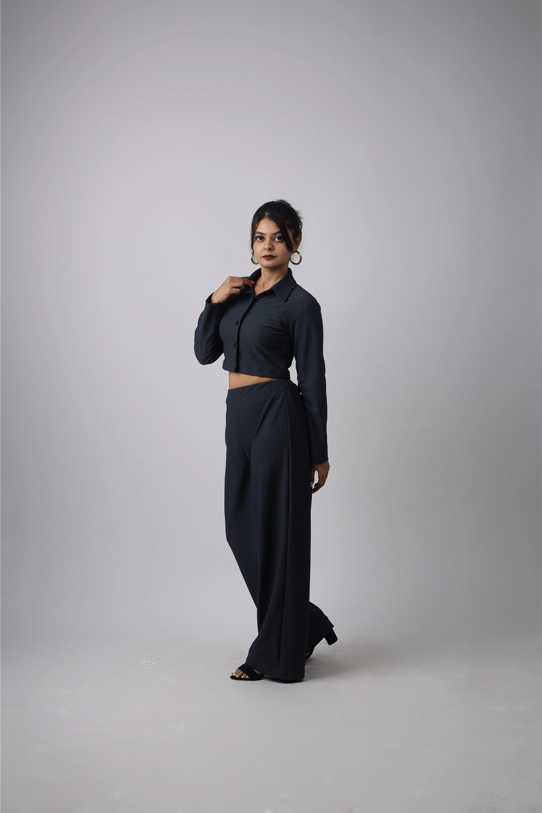 Cascade Cropped Shirt - Valphah
