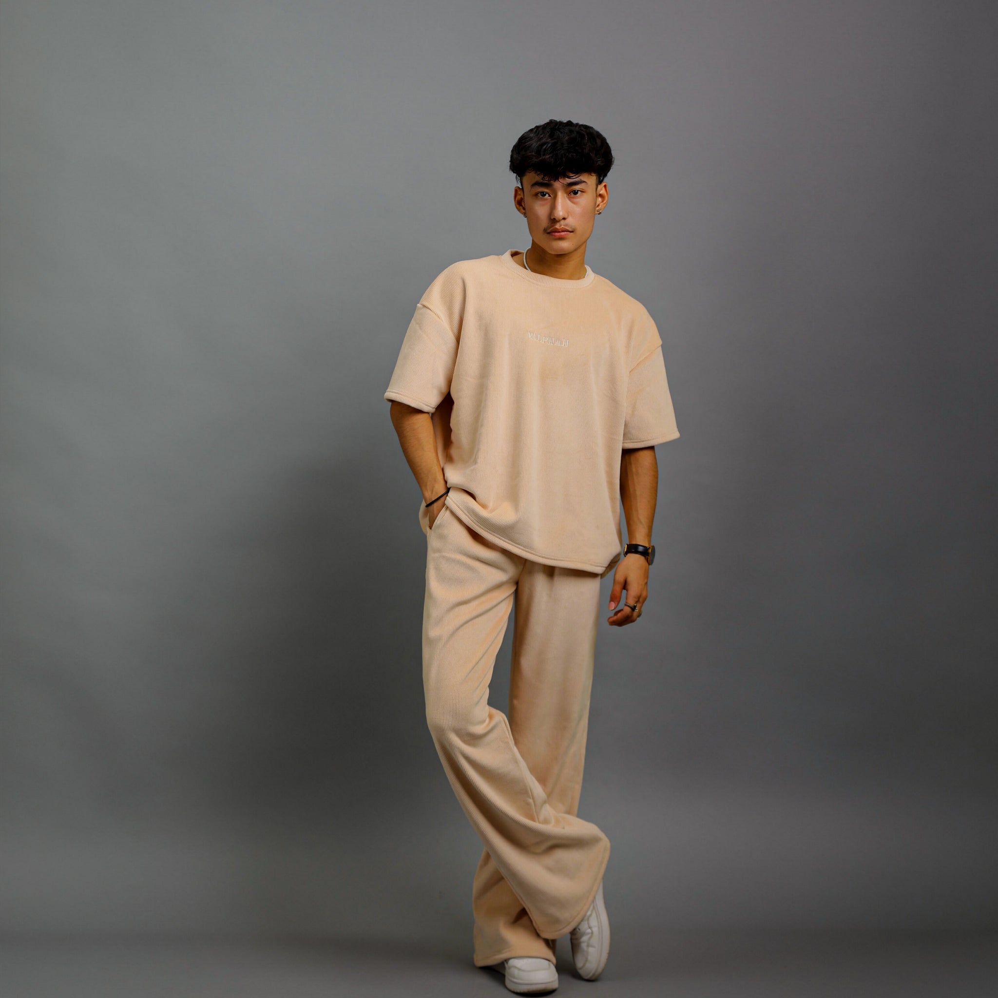 Champagne Oversized T-Shirt - Valphah