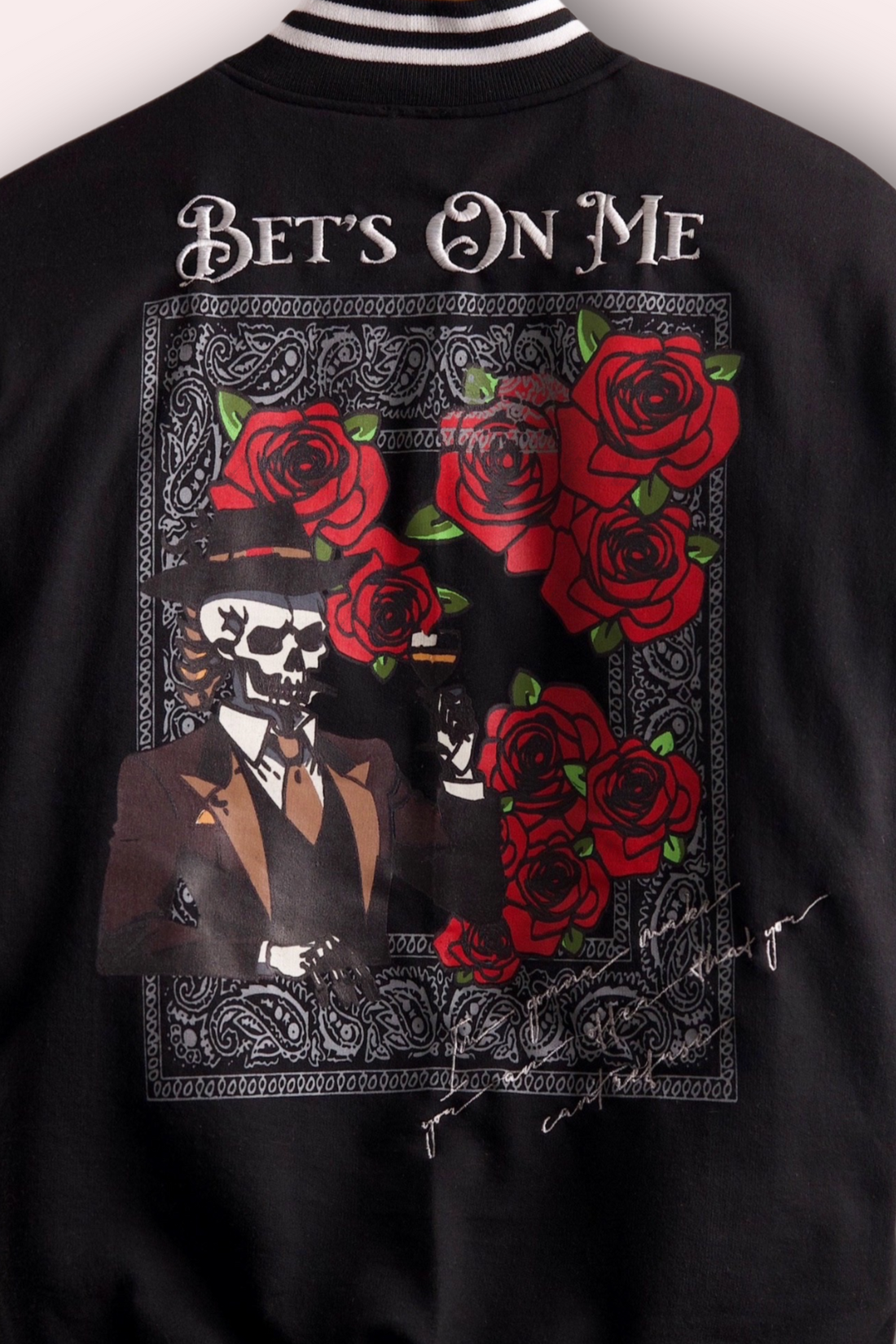 "Bets On Me" Varsity Jacket - Valphah
