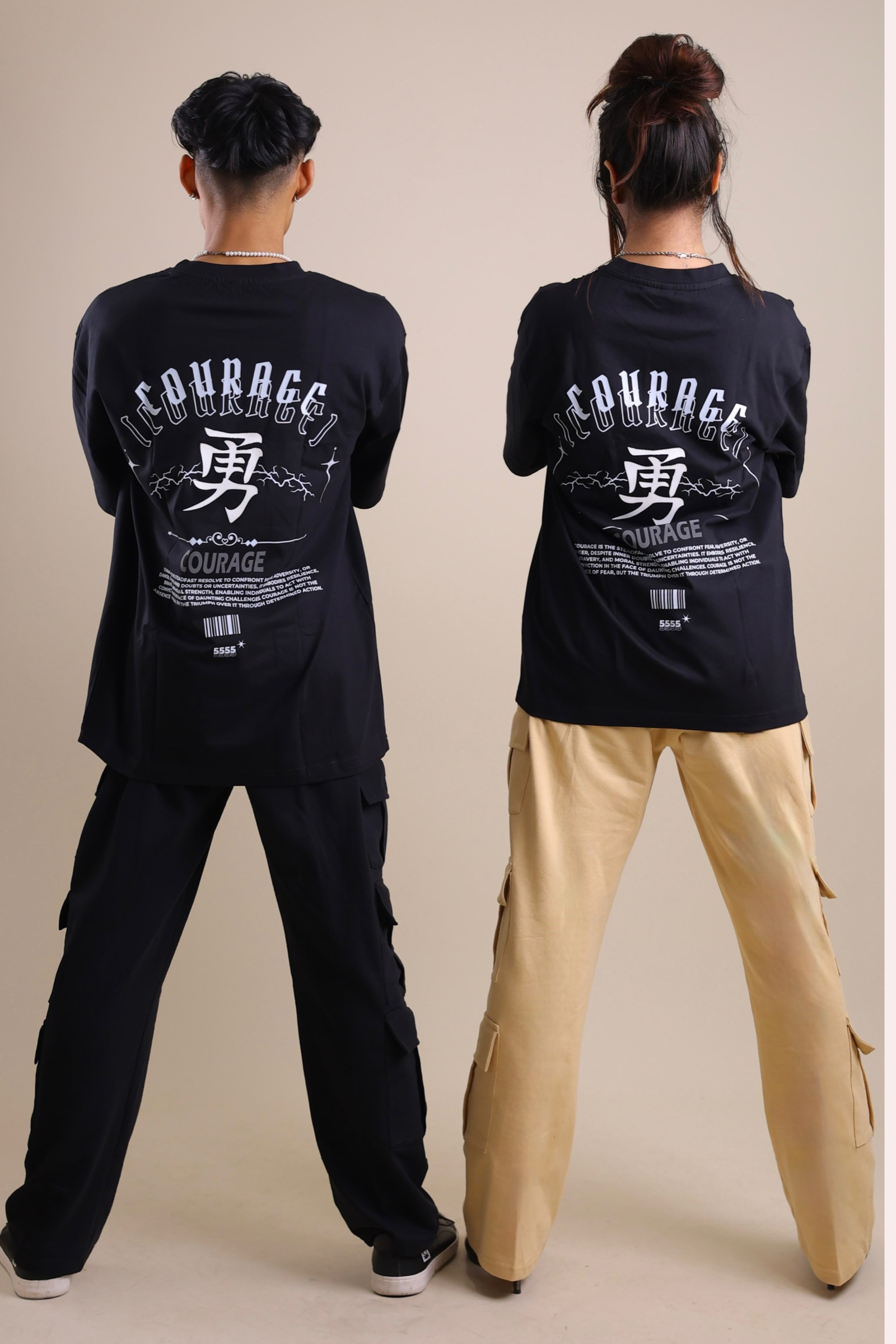 Courage Oversized T-shirt - Valphah - 