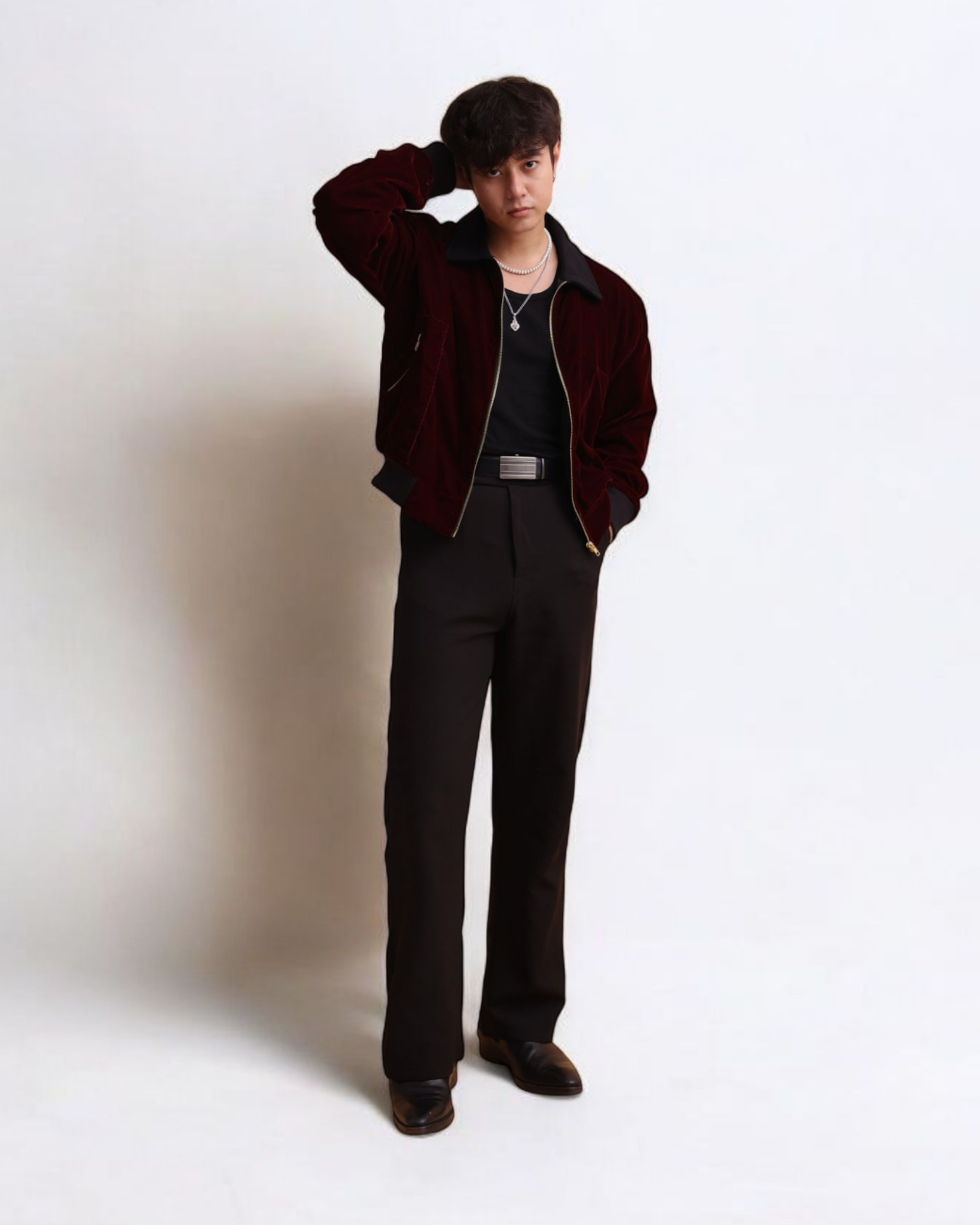 Mulberry Velvet Jacket