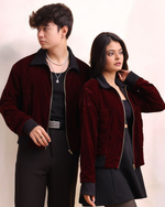 Mulberry Velvet Jacket